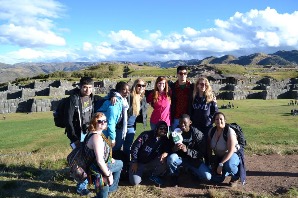 UNT Students at Macchu Picchu
