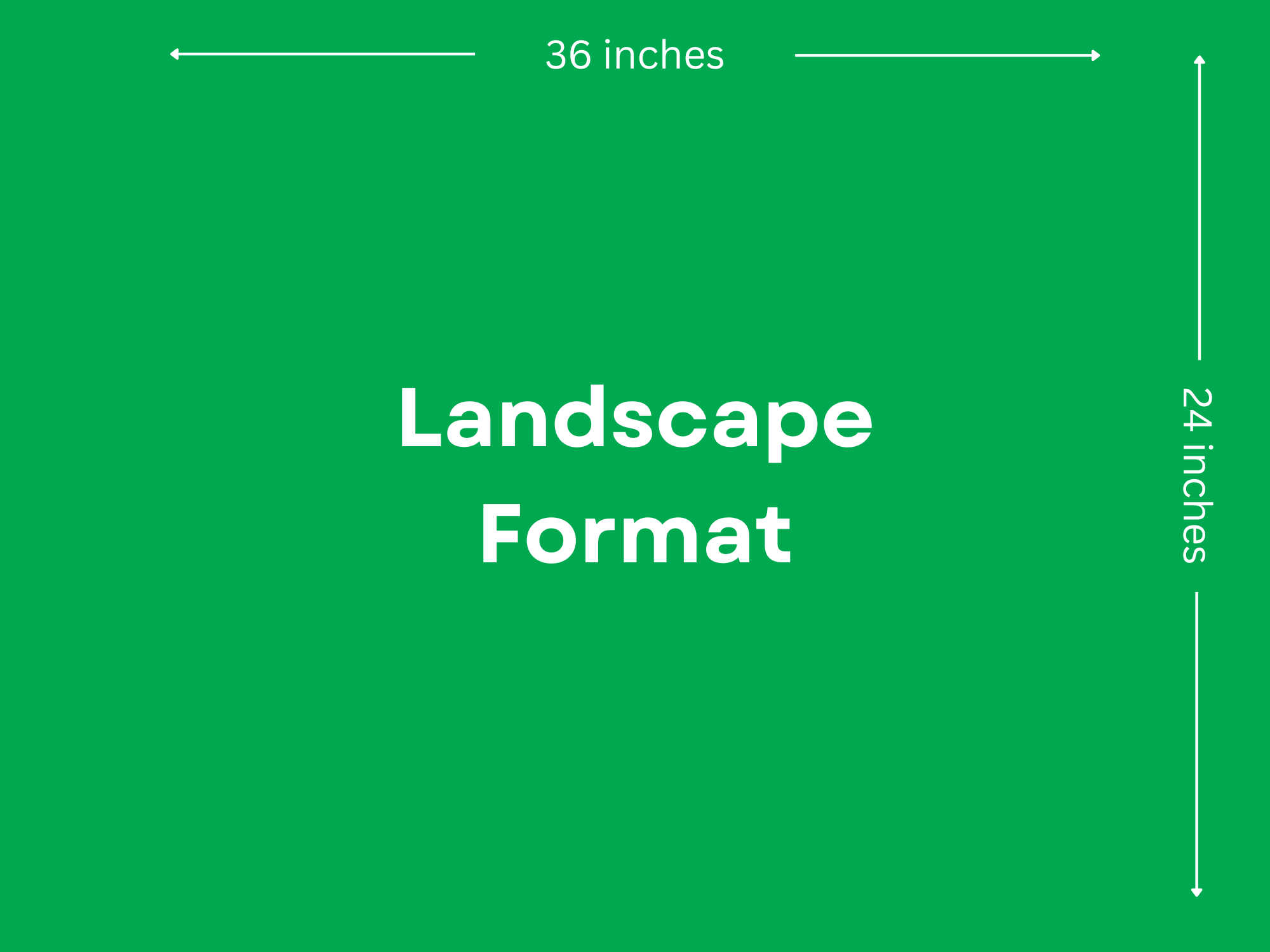 Example of landscape style poster