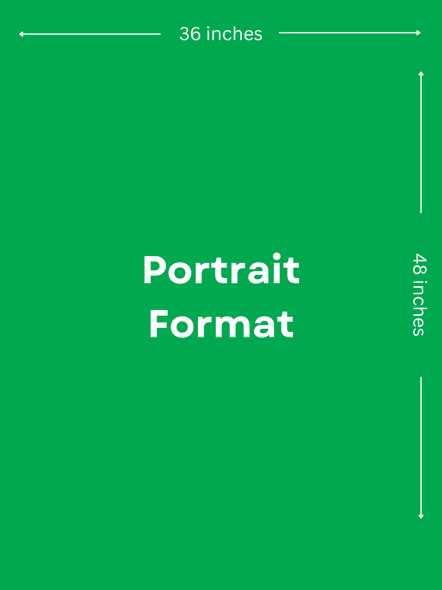 Example of portrait style poster