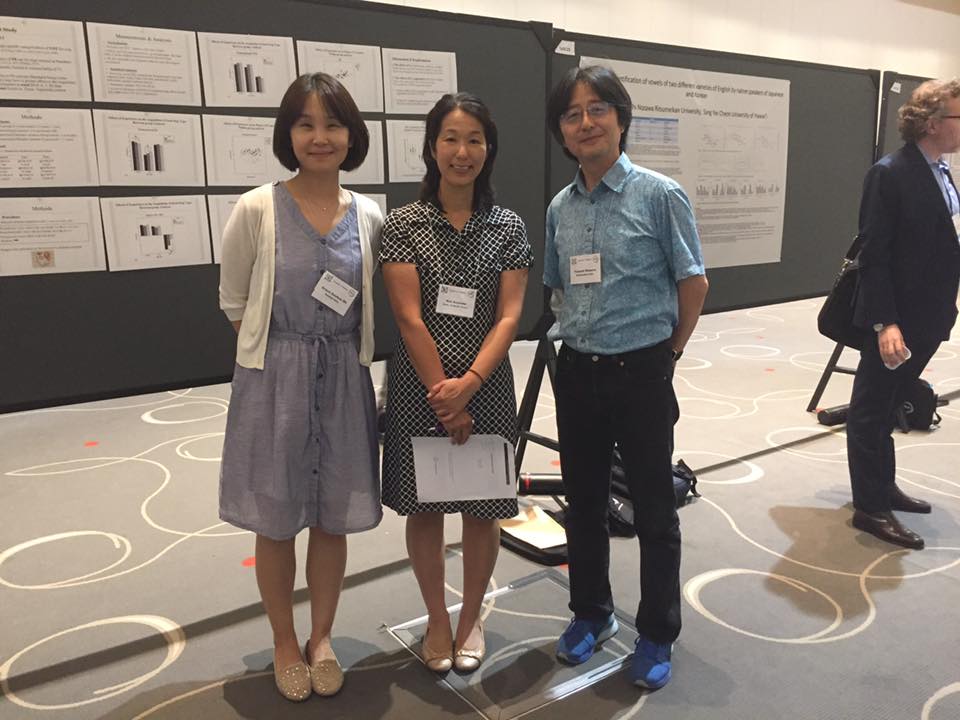Dr. Aoyama presenting at the Acoustical Society of America in Boston, MA in 2017