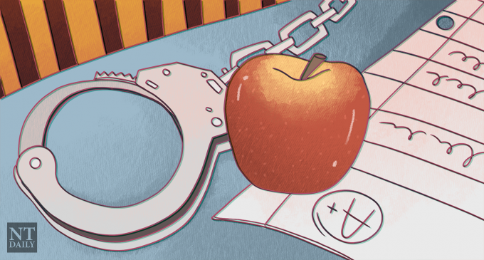 Handcuffs with Apple Artwork