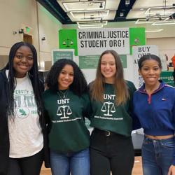 Criminal Justice Student Association members