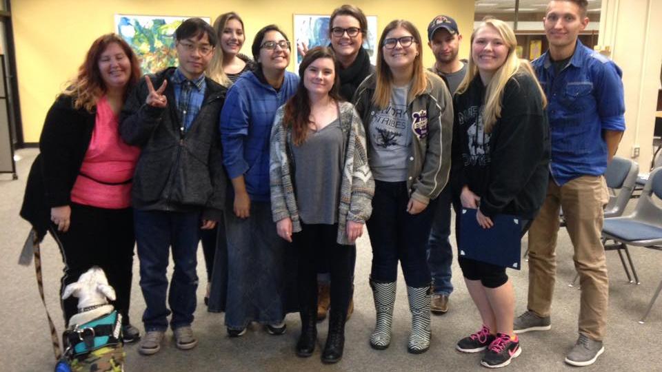 Social Work Student Association members